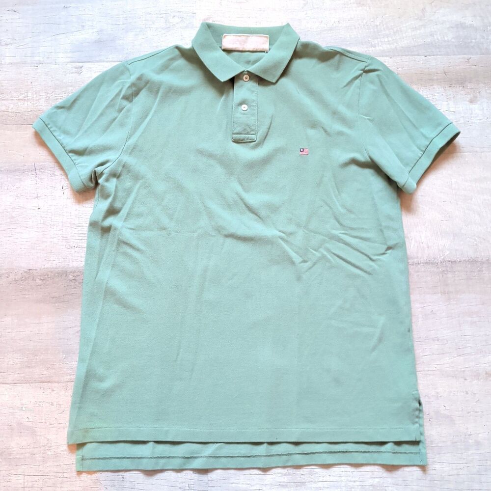 Vintage Polo Jeans Co. Ralph Lauren Green Short Sleeve Polo Shirt Size L